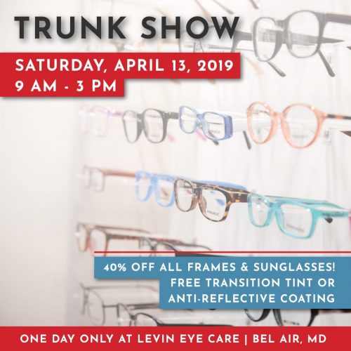 Levin Eyecare Trunk Show
